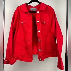 Red Torrid Denim Jacket